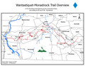 Wantastiquet-Monadnock Coalition - Wantastiquet-Monadnonock Trail Map - Keene Connector