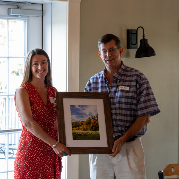 Amanda Littleton receiving a 2022 Conservation Award