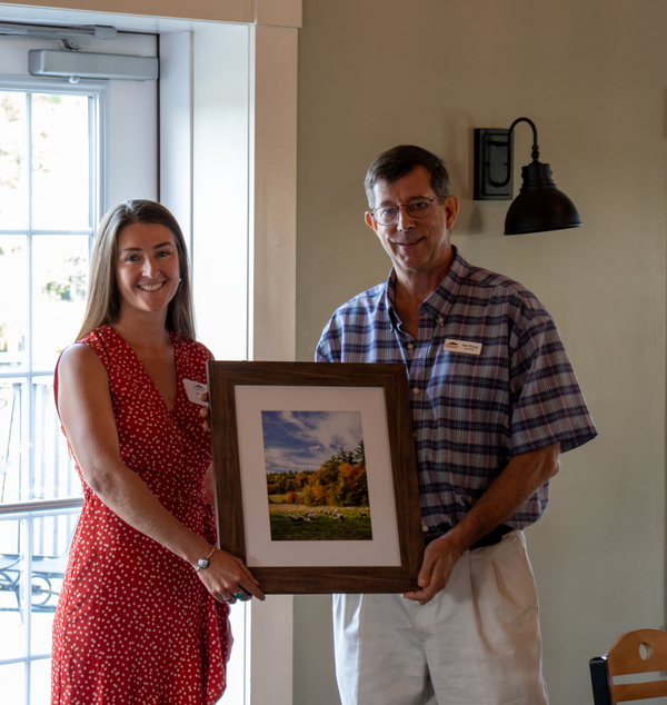 Amanda Littleton receiving a 2022 Conservation Award