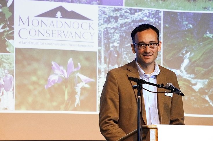 Ryan Owens speaking at the annual celebration.