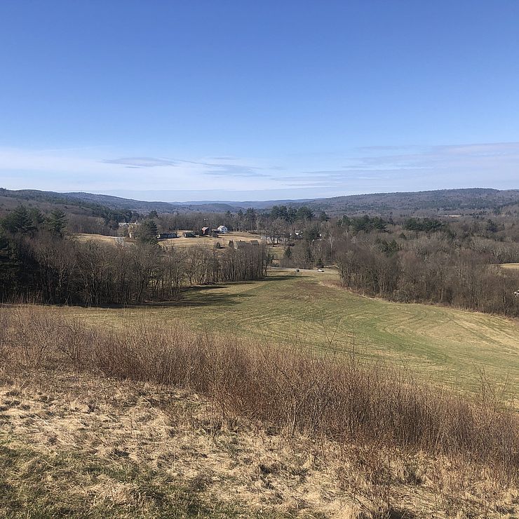 A picture of a field on Chickering Farm in Westmoreland NH